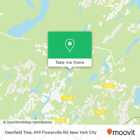 Mapa de Deerfield Tree, 499 Powerville Rd