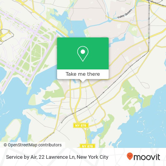 Mapa de Service by Air, 22 Lawrence Ln