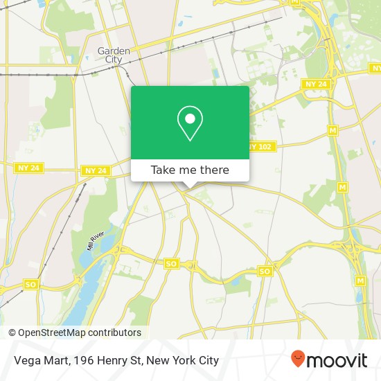 Mapa de Vega Mart, 196 Henry St