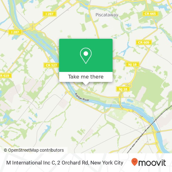 Mapa de M International Inc C, 2 Orchard Rd