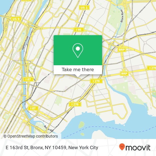 E 163rd St, Bronx, NY 10459 map