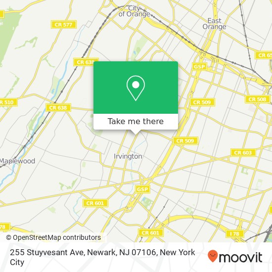 255 Stuyvesant Ave, Newark, NJ 07106 map
