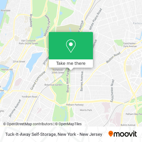 Tuck-It-Away Self-Storage map