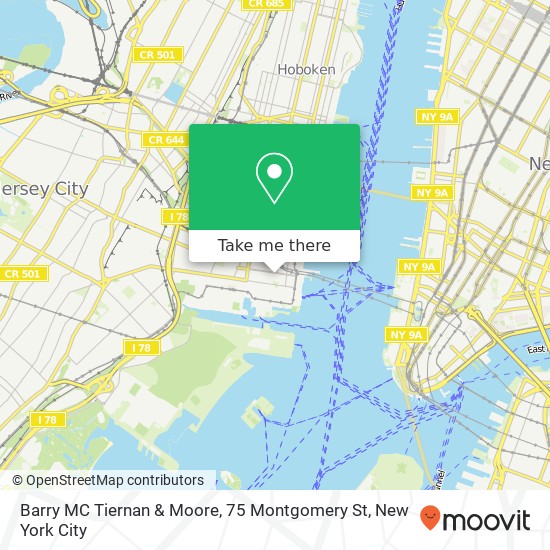 Barry MC Tiernan & Moore, 75 Montgomery St map