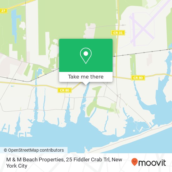 M & M Beach Properties, 25 Fiddler Crab Trl map