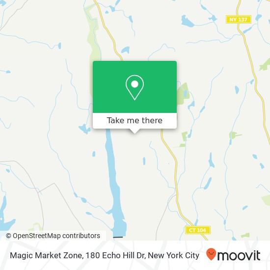 Mapa de Magic Market Zone, 180 Echo Hill Dr