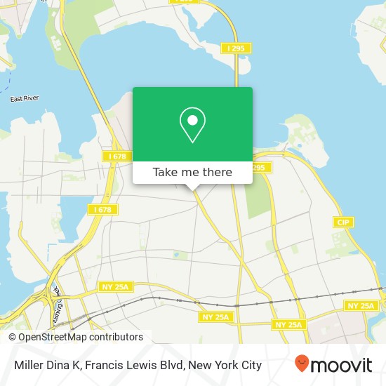 Mapa de Miller Dina K, Francis Lewis Blvd