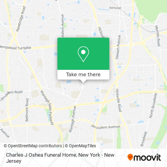 Charles J Oshea Funeral Home map