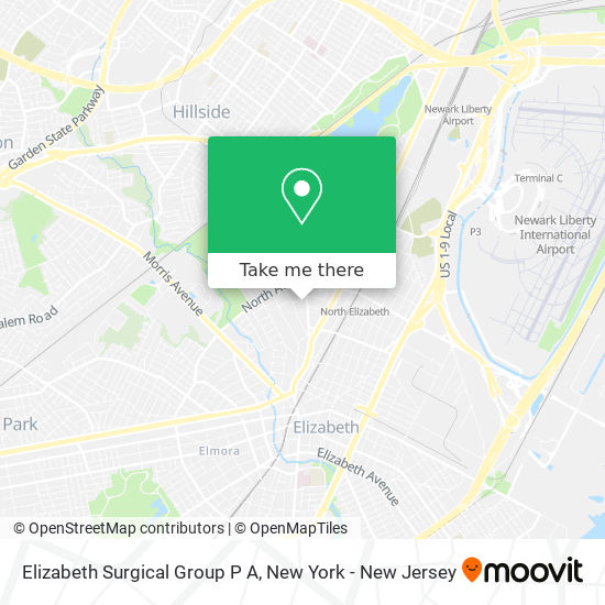 Mapa de Elizabeth Surgical Group P A