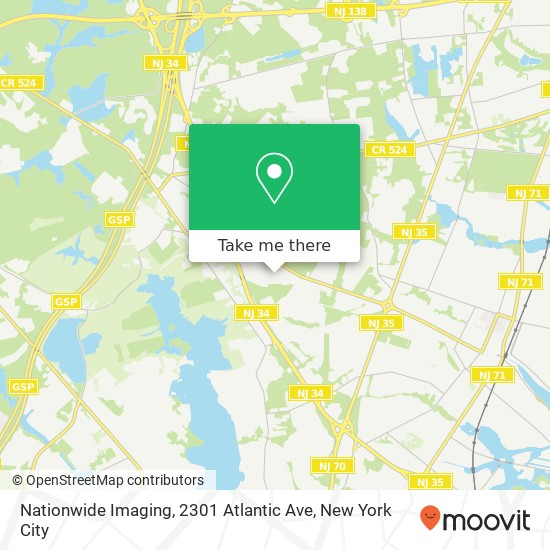 Nationwide Imaging, 2301 Atlantic Ave map