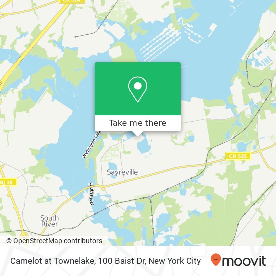 Camelot at Townelake, 100 Baist Dr map