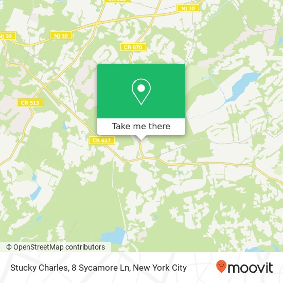 Mapa de Stucky Charles, 8 Sycamore Ln