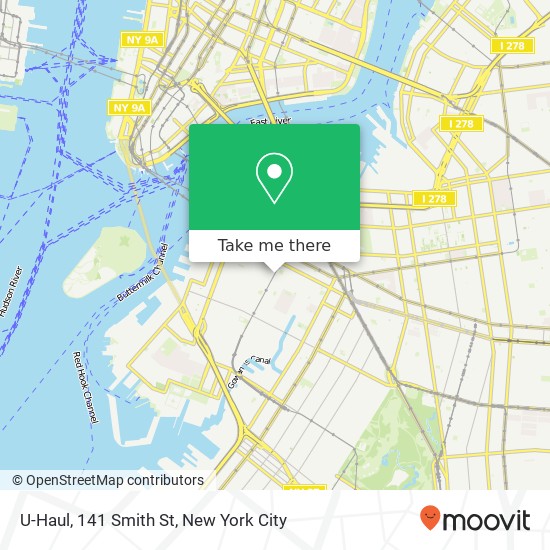 Mapa de U-Haul, 141 Smith St