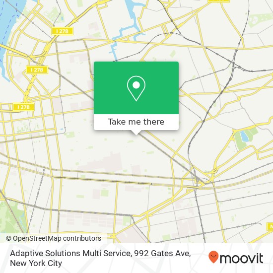 Adaptive Solutions Multi Service, 992 Gates Ave map