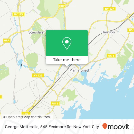 Mapa de George Motterella, 545 Fenimore Rd