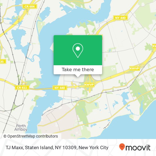 Mapa de TJ Maxx, Staten Island, NY 10309