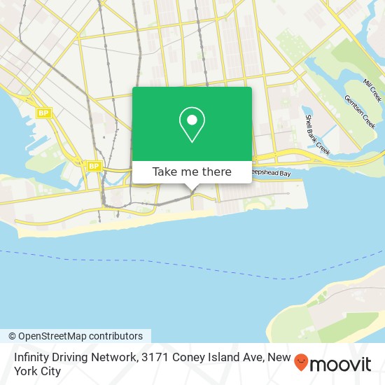Infinity Driving Network, 3171 Coney Island Ave map