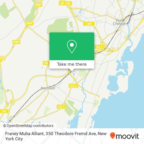 Mapa de Franey Muha Alliant, 350 Theodore Fremd Ave