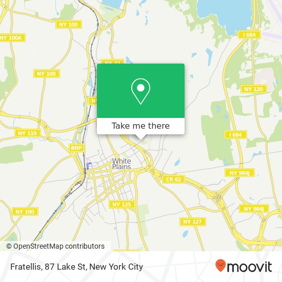 Mapa de Fratellis, 87 Lake St