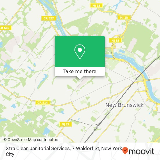 Mapa de Xtra Clean Janitorial Services, 7 Waldorf St