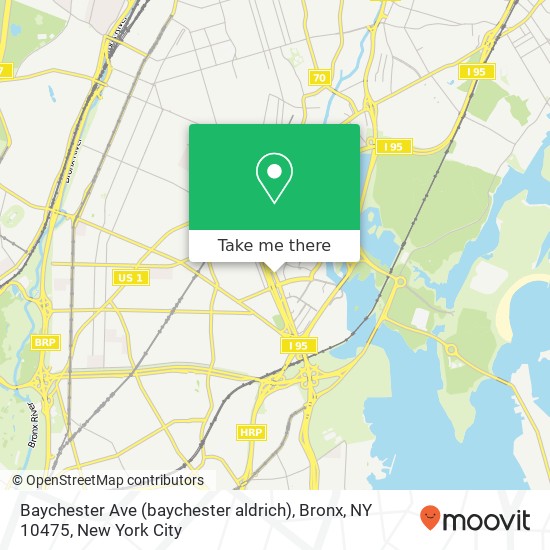 Baychester Ave (baychester aldrich), Bronx, NY 10475 map