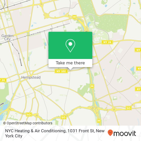 Mapa de NYC Heating & Air Conditioning, 1031 Front St