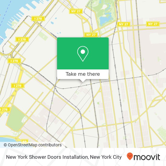 Mapa de New York Shower Doors Installation