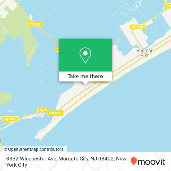 8832 Winchester Ave, Margate City, NJ 08402 map