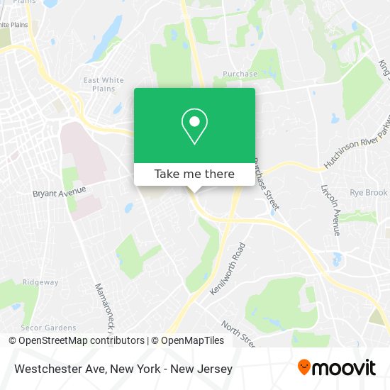 Westchester Ave map