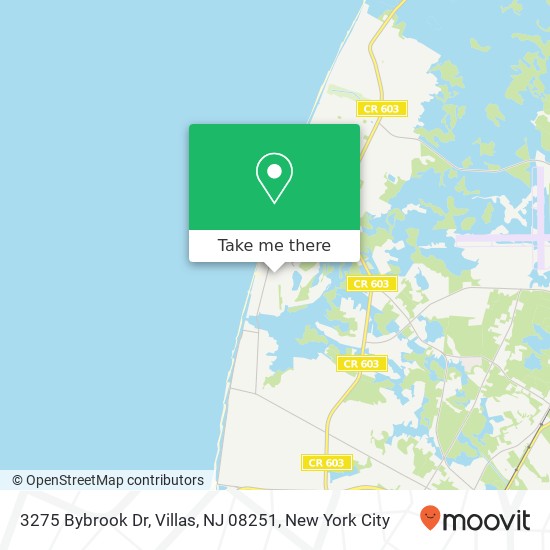3275 Bybrook Dr, Villas, NJ 08251 map