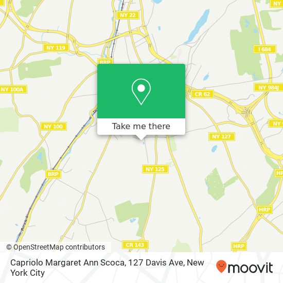 Mapa de Capriolo Margaret Ann Scoca, 127 Davis Ave