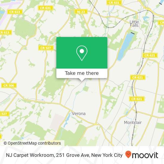 NJ Carpet Workroom, 251 Grove Ave map