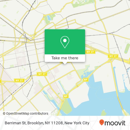 Berriman St, Brooklyn, NY 11208 map