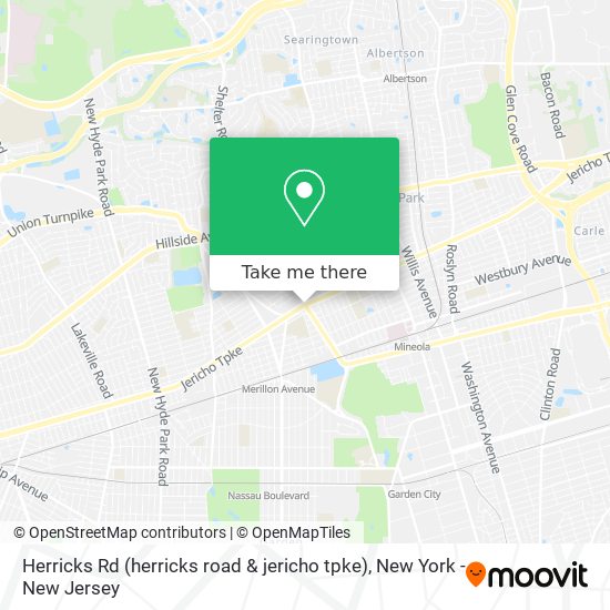 Mapa de Herricks Rd (herricks road & jericho tpke)