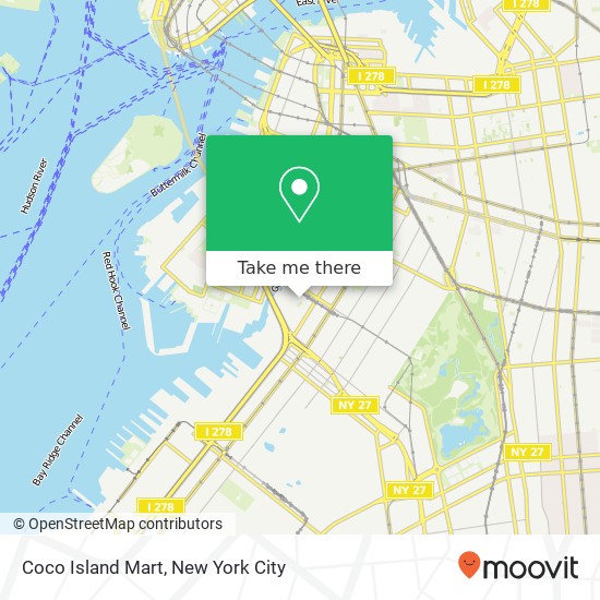 Coco Island Mart, 117 11th St map