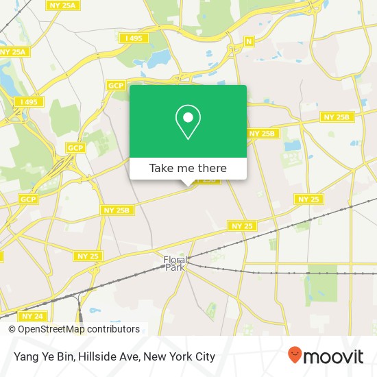 Yang Ye Bin, Hillside Ave map