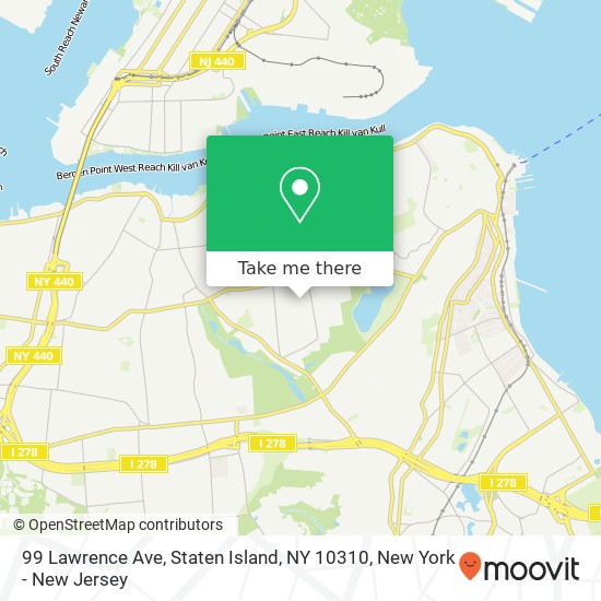 99 Lawrence Ave, Staten Island, NY 10310 map