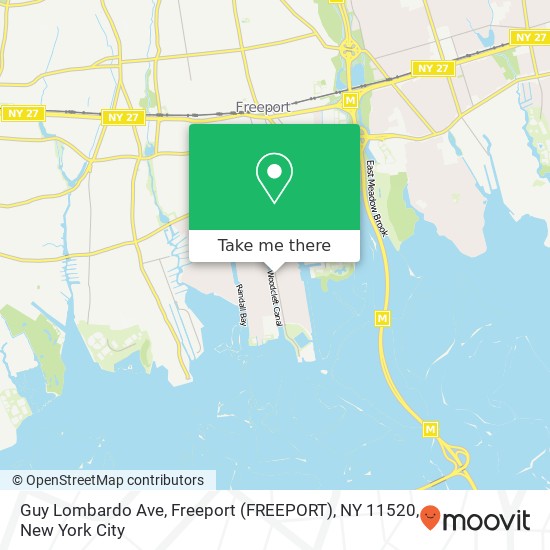 Mapa de Guy Lombardo Ave, Freeport (FREEPORT), NY 11520