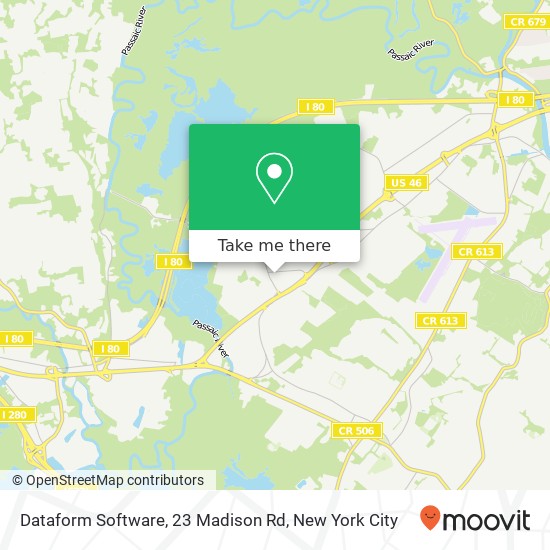 Dataform Software, 23 Madison Rd map