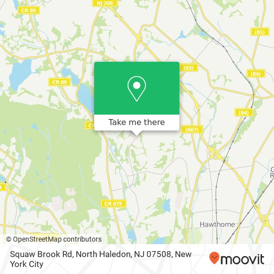 Squaw Brook Rd, North Haledon, NJ 07508 map