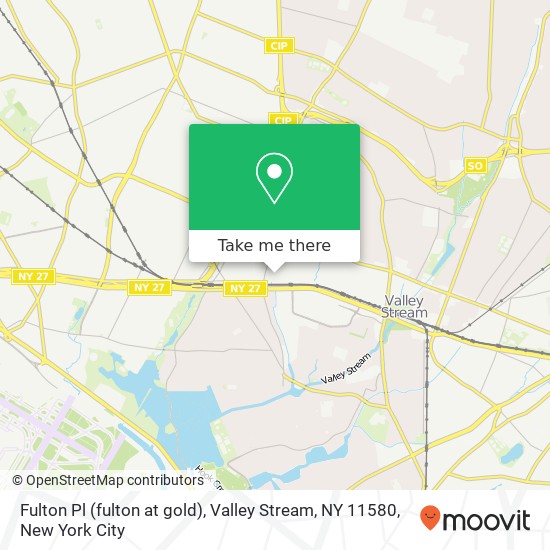 Fulton Pl (fulton at gold), Valley Stream, NY 11580 map