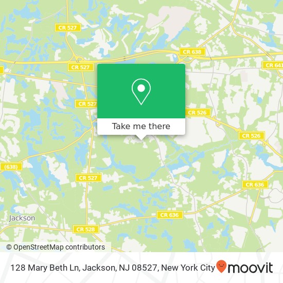 128 Mary Beth Ln, Jackson, NJ 08527 map