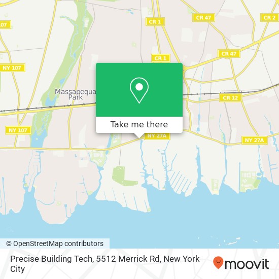 Precise Building Tech, 5512 Merrick Rd map