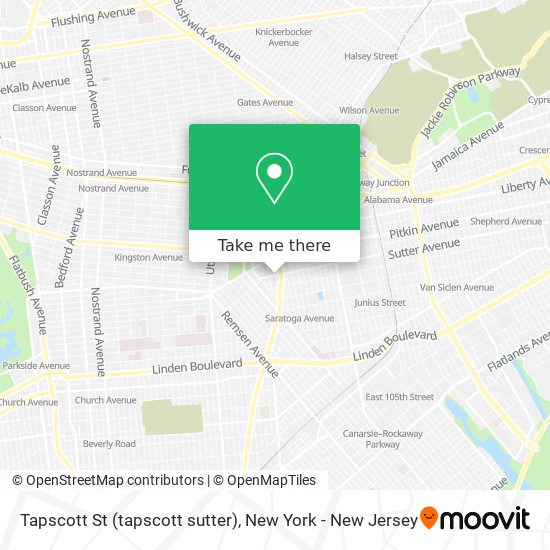 Mapa de Tapscott St (tapscott sutter)