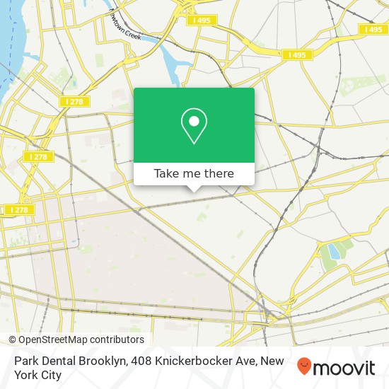 Park Dental Brooklyn, 408 Knickerbocker Ave map
