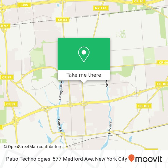 Mapa de Patio Technologies, 577 Medford Ave