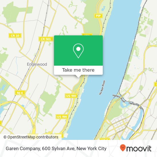 Mapa de Garen Company, 600 Sylvan Ave