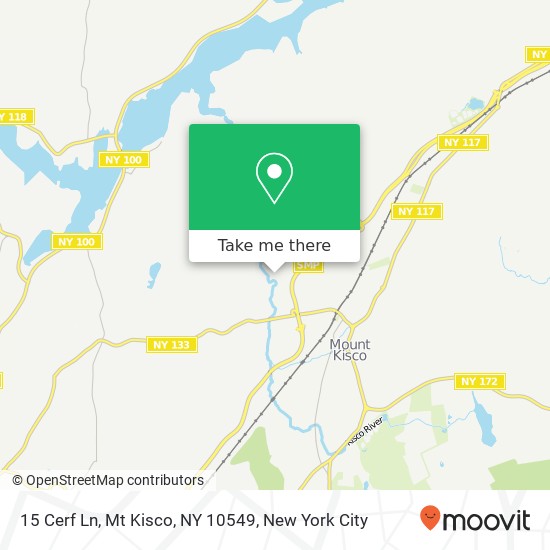 15 Cerf Ln, Mt Kisco, NY 10549 map