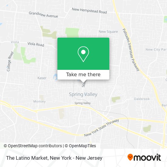Mapa de The Latino Market