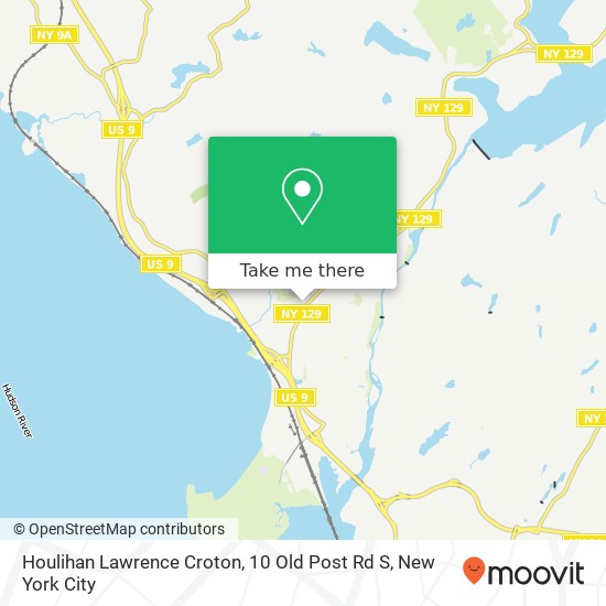 Mapa de Houlihan Lawrence Croton, 10 Old Post Rd S